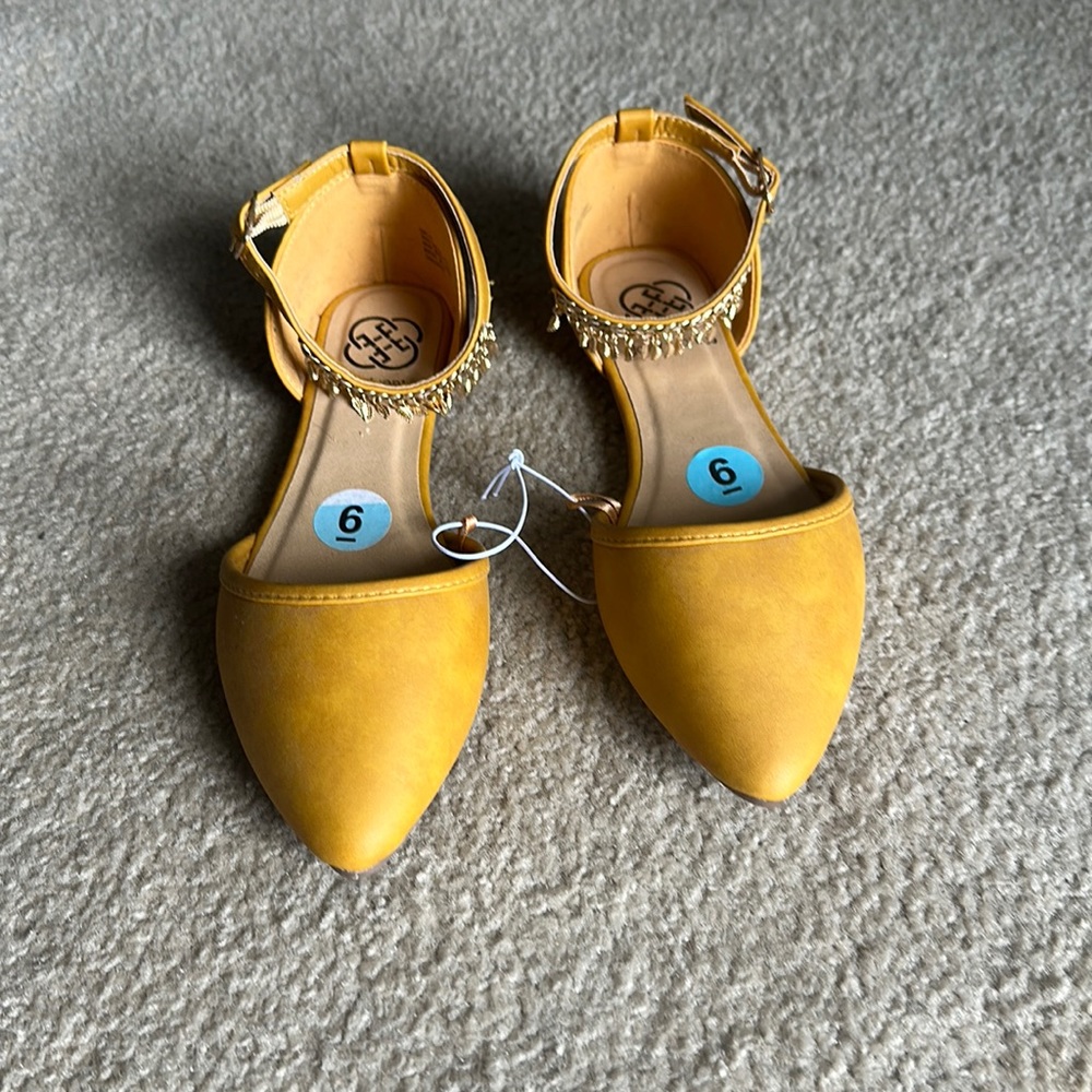 New Daisy Fuentes flats.  Size 6.